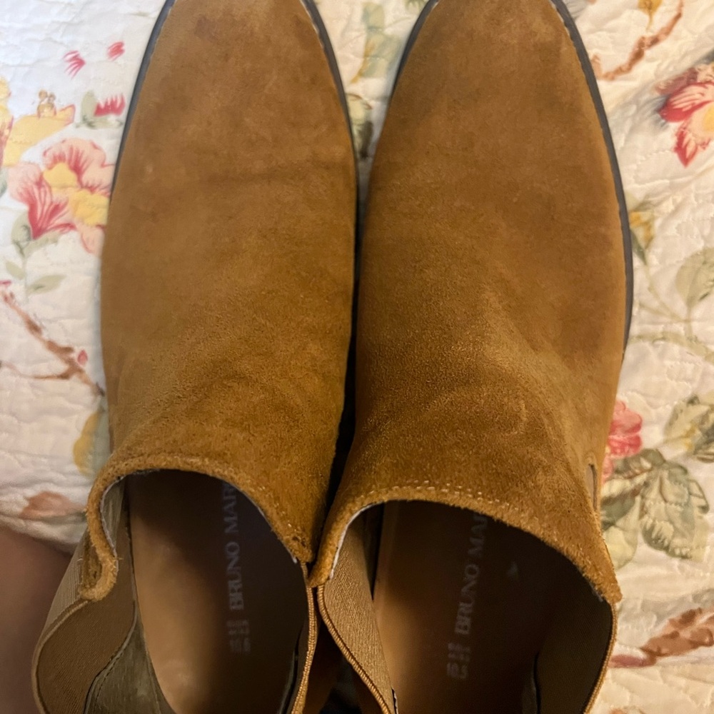 Men's Tan Suede Boots